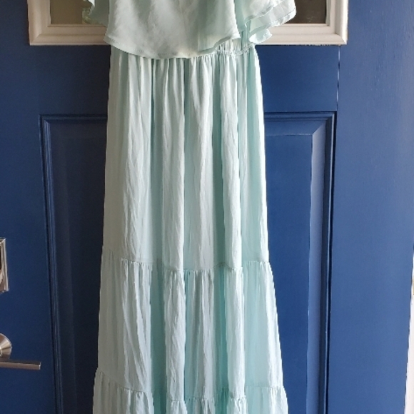 Light Blue Maxi Dress - Picture 1 of 4